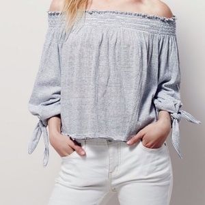Free People Off the Shoulder Top